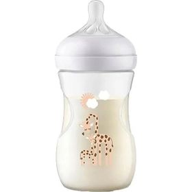 Philips Avent SCY903/66 260 ml 3-6 Ay Doğal Tepkili Zürafa Desenli PP Biberon