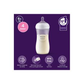 Philips Avent SCY906/01 Beyaz 330 ml Polipropilen Antikolik 3+ Ay Damaklı Biberon