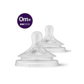 Philips Avent SCY962/02 No 2 0 Ay+ Doğal Tepkili 2’li Biberon Emziği