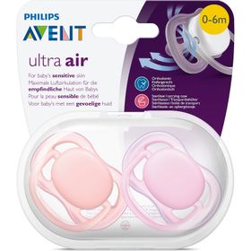 Philips Avent-Ultra Air 0-6 ay Kız 2'li Emzik
