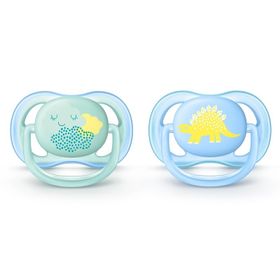 Philips Avent Ultra Air Desenli 0-6 Ay 2'li Erkek Bebek Emzik