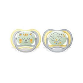 Philips Avent Ultra Air Nighttime 18+Ay 2'li Sarı Gece Emziği