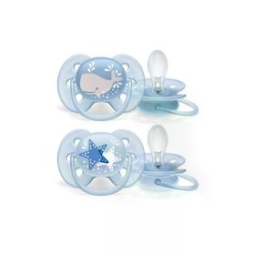 Philips Avent Ultra Soft 2'li 6-18 Ay Mavi Erkek Emzik