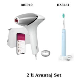 Philips BRI940/00 IPL Lumea Epilatör+HX3651/12 2100 Şarjlı Diş Fırçası