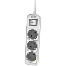 Philips CHP2134W/62 3'lü 1.5 m Beyaz Çocuk Korumalı Priz