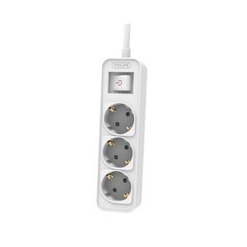Philips CHP2134W/62 3'lü 1.5 m Beyaz Çocuk Korumalı Priz
