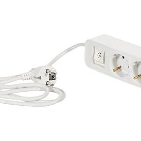 Philips CHP2134W/62 3'lü 1.5 m Beyaz Çocuk Korumalı Priz