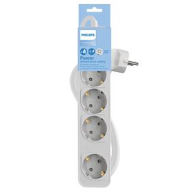 Philips CHP2144W/62 4'lü 1.5 m Beyaz Çocuk Korumalı Priz