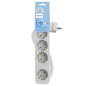 Philips CHP2144W/62 4'lü 1.5 m Beyaz Çocuk Korumalı Priz
