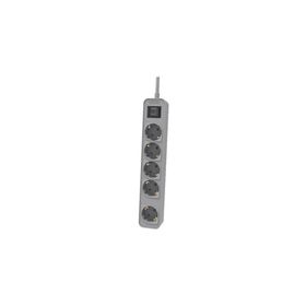 Philips CHP2154G/62 5'li 1.5 m Gri Çocuk Korumalı Priz