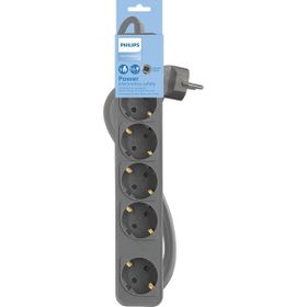 Philips CHP2154G/62 5'li 1.5 m Gri Çocuk Korumalı Priz