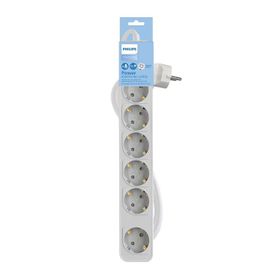 Philips CHP2164W/62 6'lı 1.5 mt Beyaz Çocuk Korumalı Priz