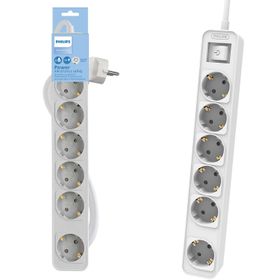 Philips CHP2164W/62 6'lı Topraklı 1.5 mt Anahtarlı Grup Priz
