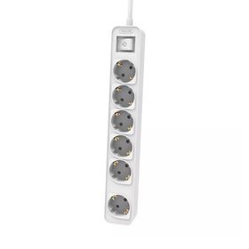 Philips CHP2164W/62 6'lı Topraklı 1.5 mt Anahtarlı Grup Priz