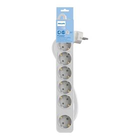 Philips CHP2164WB/62 6'lı 3 m Beyaz Çocuk Korumalı Priz