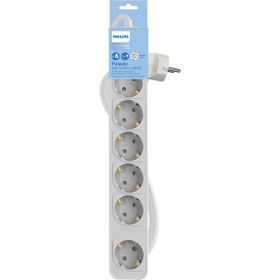 Philips CHP2164WB/62 6'lı 3 m Beyaz Çocuk Korumalı Priz