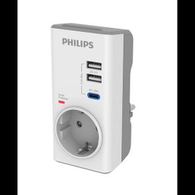 Philips CHP8010W/10 380 Joules PD 20 W Beyaz Akım Korumalı Priz