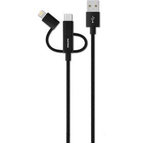 Philips DLC2508B Lightning Deri Şarj ve Data Kablosu