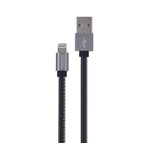 Philips DLC2508B Lightning Deri Şarj ve Data Kablosu