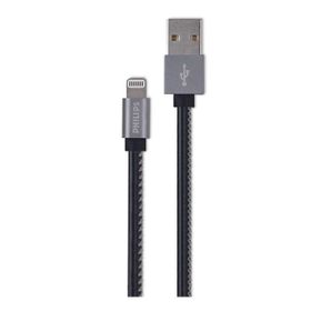 Philips DLC2508B Lightning Deri Şarj ve Data Kablosu