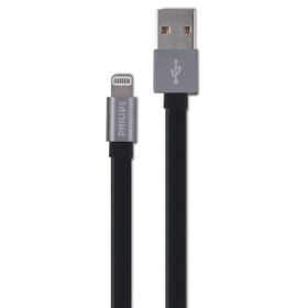 Philips DLC2508F Siyah 1.2 m Elastik MFI Lisanslı Lightning Kablo