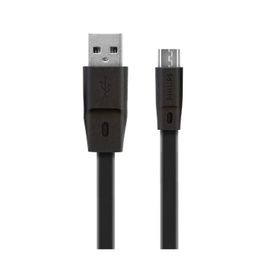 Philips DLC2519CB/97 Micro Cable 2 Black 3A 45W 1.8 mt Şarj Kablosu