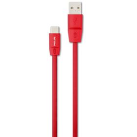 Philips DLC2529CB/97 USB-C 1.8 m KırmızıŞarj Kablosu