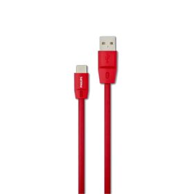 Philips DLC2529CB/97 USB-C 1.8 m KırmızıŞarj Kablosu