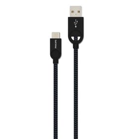 Philips DLC2628B Siyah 1.2 m Örme Type-C Kablo