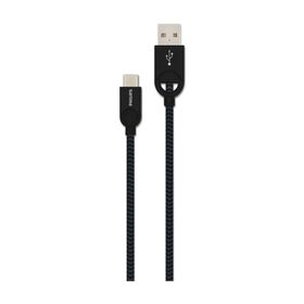 Philips DLC2628B Siyah 1.2 m Örme Type-C Kablo