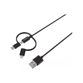 Philips DLC3106T/00MFI 3'ü 1 Arada 2 mt Şarj Kablosu