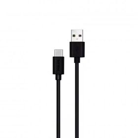 Philips DLC3541A00 1.2 mt USB A To Type-C Hızlı Siyah Şarj ve Data Kablosu