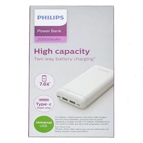 Philips DLP1720CW Beyaz 20000 mAh Powerbank