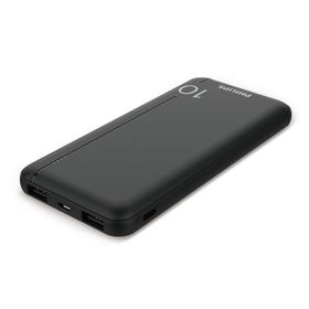 Philips DLP1812PB 10.000 mAh 2X USB-A 2.1 A USB-C Çıkış PD Siyah Taşınabilir Şarj Cihazı