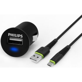Philips DLP2520U/97 USB Araç Şarj Cihazı 2.1A + Micro USB 1.2 mt Şarj Kablosu