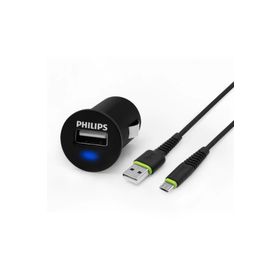 Philips DLP2520U/97 USB Araç Şarj Cihazı 2.1A + Micro USB 1.2 mt Şarj Kablosu