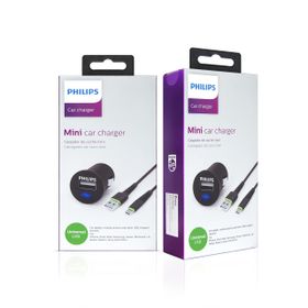 Philips DLP2520U/97 USB Araç Şarj Cihazı 2.1A + Micro USB 1.2 mt Şarj Kablosu