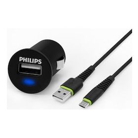 Philips DLP2520U/97 USB Araç Şarj Cihazı 2.1A + Micro USB 1.2 mt Şarj Kablosu