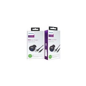 Philips DLP2520U/97 USB Araç Şarj Cihazı 2.1A + Micro USB 1.2 mt Şarj Kablosu