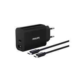 Philips DLP2621C-12 1 mt Kablolu Type-C + USB-A 30W Duvar Şarj Adaptörü