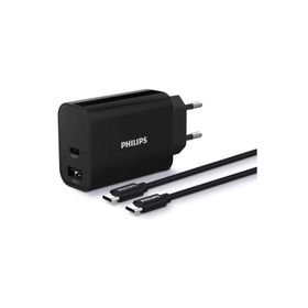 Philips DLP2621C-12 1 mt Kablolu Type-C + USB-A 30W Duvar Şarj Adaptörü