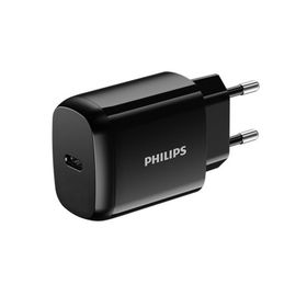Philips DLP4331C Siyah Type-C 25W 5V/3A Duvar Şarj Adaptörü