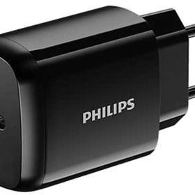 Philips DLP4331C Siyah Type-C 25W 5V/3A Duvar Şarj Adaptörü