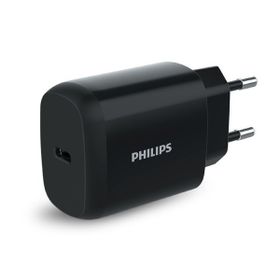 Philips DLP4331C Siyah Type-C 25W 5V/3A Duvar Şarj Adaptörü