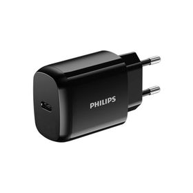 Philips DLP4331C Siyah Type-C 25W 5V/3A Duvar Şarj Adaptörü