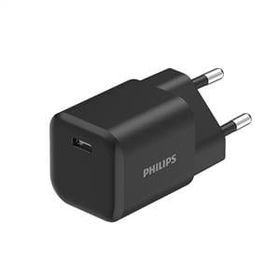 Philips DLP4333CB Siyah 30 W GAN PD USB-C Hızlı Şarj Adaptörü