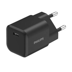 Philips DLP4333CB Siyah 30 W GAN PD USB-C Hızlı Şarj Adaptörü