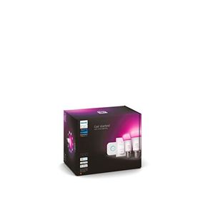 Philips E27 Hue 9-75 Watt Renkli 2'li Kumandalı Bluetooth Özellikli Akıllı Başlangıç Seti