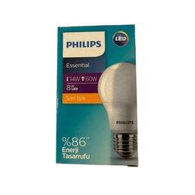 Philips Essential 8W E27 Sarı Işık Led Ampul