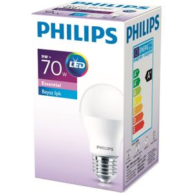 Philips Essential E27 9-70W Beyaz Ampul